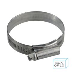 JC4055 Jubilee Hose Clip Size 2 (40-55mm) Mild Steel Zinc Plated (Supplied in Box of 10)